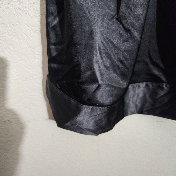 Victorias Secret Slip Dress Nightgown Black Satin Bow Medium - Picture 4 of 15